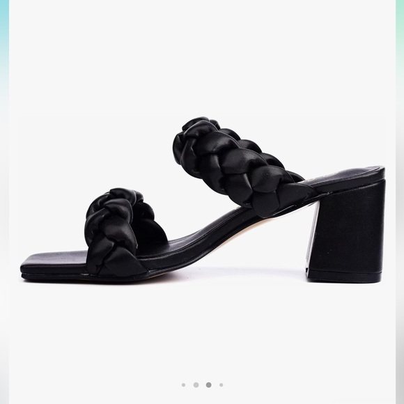 Braided Strap Block Heel Mules (3/$20) - Picture 4 of 7